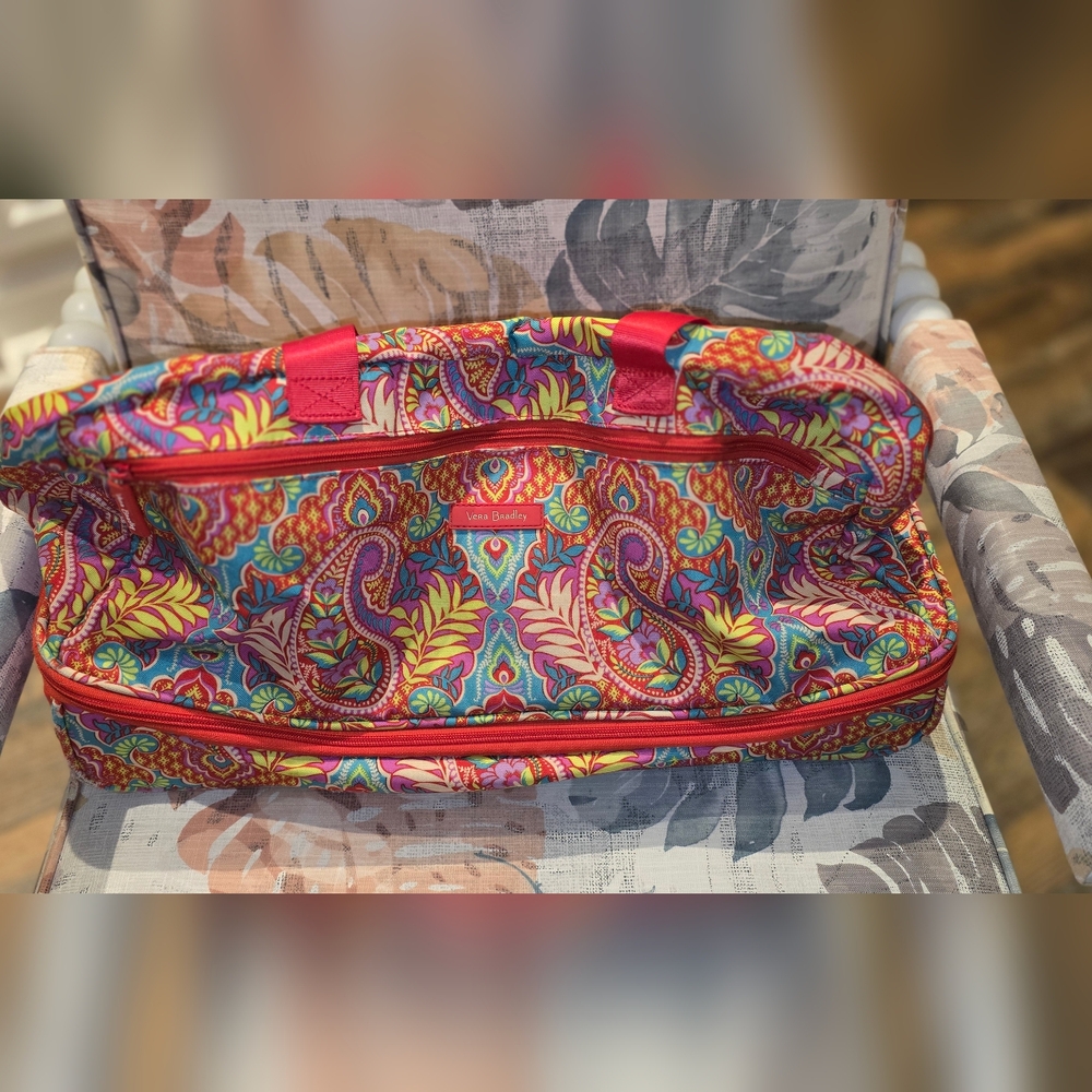 Vera Bradley Colorful Paisley Travel Bag Set - Picture 8 of 14